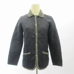 ラベンハム LAVENHAM キルティングジャケット ブルゾン 黒 ブラック 46 約S ■GY31のサムネイル