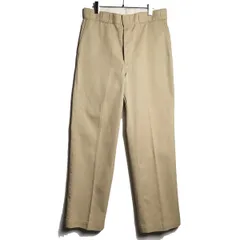 90's USA製 ディッキーズ Dickies 874 ワークパンツ (34×32) カーキ TALON タロン 90年代 アメリカ製 旧タグ オールド ビンテージ Y2K　アメリカ古着 USED  ビンテージ ヴィンテージ