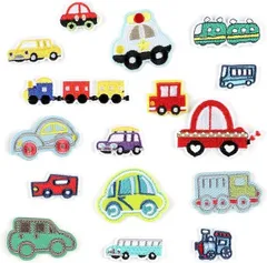 可愛い ワッペン アップリケ レトロ ザリガニ ロボット ロケット 電車 船 可愛い ワッペン アップリケ レトロ ザリガニ ロボット ロケット