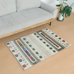 さらにお値下げ中【美品】ギャッベカシュクリ一点もの