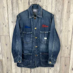 希少品 BLUE BLUE カバーオール ヴィンテージ加工 赤キルティング L Basic Coverall / ベーシックカバーオール | Tops | | 児島