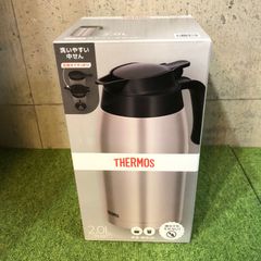 C8669 【未使用品】THERMOS サーモス ステンレスポット TTB-2001 容量:2.0L シルバー