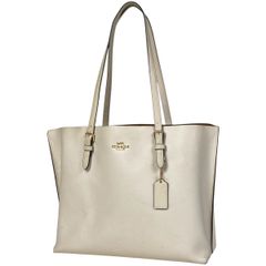 【在庫一掃】 コーチ COACH ロゴ トートバッグ 手提げ 肩掛け トートバッグ レザー アイボリー 1671 レディース 【中古】
