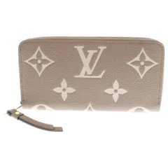 LOUIS VUITTON (ルイヴィトン) モノグラムアンプラント バイカラー ジッピーウォレット トゥルトレールクレーム ロングウォレット ゴールド金具 M69794