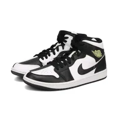 NIKE WMNS AIR JORDAN 1 MID SE WHITE/BLACK/WHITE US10.5-27.5cm