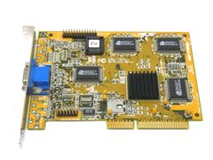AS AGP-V3000 NVIDIA Riva 128 4MB VGA 카드 - AGP 슬롯