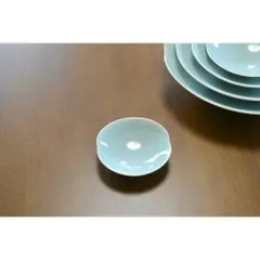 【新品・5営業日で発送】福田陶器店 白山陶器 ともえ 手塩浅鉢 青白釉 波佐見焼 (999100040)