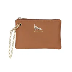 ☆ JW0458.伸び猫/CAMEL ☆ キーパスケース キーパスケース キーケース パスケース カードキーケース キーリング マルチポーチ コインケース 財布 定期入れ 小物入れ 小銭入れ リール付き マルチケース ねこ 猫 ネコ かわいい 伸び猫 シンプル