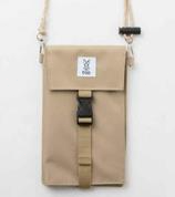 DOD ディーオーディー　ショルダーバッグ ベージュ　男女兼用　WALLET SHOULDER BAG BOOK KHAKI