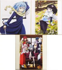 【中古】紙製品(キャラクター) 全3種セット 描きおろし色紙 色コレ 「一番くじ 転生したらスライムだった件 ～スライム生活、始まりました。～」 C賞