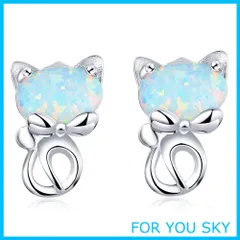 【在庫処分】DAZZARRY 猫 ピアス レディース 人気 シンプル 可愛い 猫 ネコ 金属アレルギー対応 シルバー 925 誕生日 プレゼント