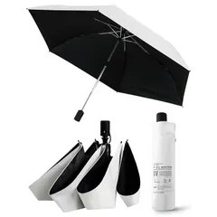 折りたたみ 折り畳み傘 メンズ 軽量 ワンタッチ ホワイト