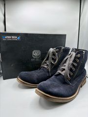 【防水仕様】AIR LIGHT サイドジップ スエードブーツ メンズ 26cm(41) ネイビー
