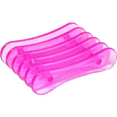 ビューティーネイラー ジェルブラシホルダー クリアピンクラメ ネイル 筆置き ブラシ置き ブラシホルダー