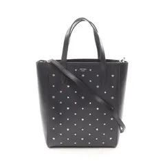 ジミーチュウ JIMMY CHOO トートバッグ BRIA TOTE N/S ブラック レザー スタースタッズ トートバッグ レディース Used Aのサムネイル