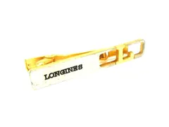 ■美品■ LONGINES ロンジン タイピン タイクリップ 紳士 ビジネス メンズ シルバー系×ゴールド系 DJ4126のサムネイル