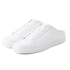 ☆プーマ PUMA 新品 メンズ スマッシュ キャット SL ミュール スニーカー スリッポン シューズ 靴 白 27CM [394188011N-270] 十☆QWER☆