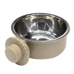 猫 水飲み皿 犬 餌入れ 猫 フードボウル ペットぶら下げボウル ペットボウル ペット食器 餌入れ 固定 ボウル 猫 犬 うさぎ 小動物用 食器(Sサイズ)