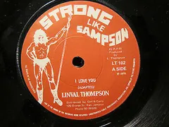 英7” Linval Thompson / Ranking Trev I Love You / Really Love You LT102 Strong Like Sampson /00080