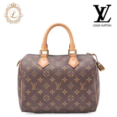 LOUIS VUITTON ルイヴィトン モノグラム モノグラム スピーディー25 ハンドバッグ ブラウン （ゴールド金具）ショルダーバッグ【中古】【送料無料】