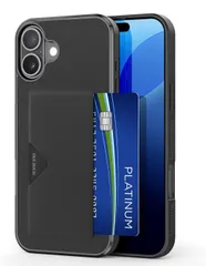 ★スマホケース iPhone 16対応 カバー カード収納 上質な手触り アイフォン 16 背面カード収納