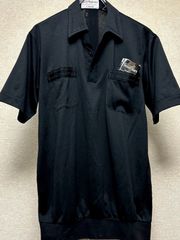 80年代英国領時代香港製希少オールブラックボディー綿ポリエステルR&Rカットソー