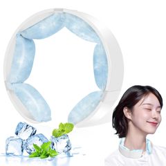 【新着商品】急速冷却 繰り返し使用可能 自然凍結 PCM素材 冷感リング 暑さ対策 冷却リング 熱中症 首 室外作業 首掛け 花火大会 アイスネックバンド スポーツ観戦 クールネックリング【2024夏新開発＆クールリング】首ひんやりグッズ アウトドア ARZE