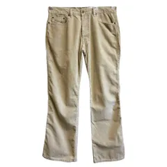 DIESEL ディーゼル ボタンフライ コーデュロイパンツ 無地 ベージュ サイズ34 No.J040