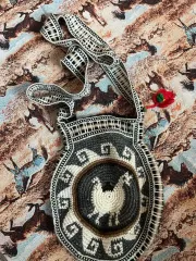 済州道 ハンドメイド かぎ針編み 手編み バッグ