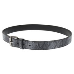 SUPREME (シュプリーム) 21SS×NIKE Snakeskin Belt スネークスキン ベルト ブラック/ホワイト