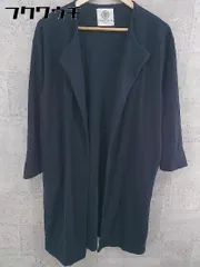 ◇ Lugnoncure ルノンキュール ガウン ロング カーディガン サイズM ネイビー レディース 【中古】 【1101200014510】