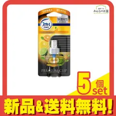 ファブリーズ クルマ プレミアムクリップ シトラスシンフォニー 7mL (付け替え用) 5個セット まとめ売り