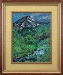 小林一雄『羅臼岳』油彩画【真作保証】 絵画 - メルカリ