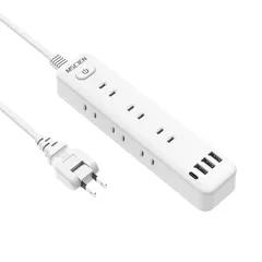 Mscien 延長コード 2m 電源タップ 9個AC口 3個USB-Aポート1個USB-Cポート usb コンセントタップ タコ足配線 一括スイッチ付き テーブルタップ 蛸足コンセント 分岐 OAタップ スイングプラグ 0