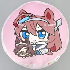 【中古】クッション・本体 ミホノブルボン＆ライスシャワー まんまるクッション～春も夏も秋も冬もぬいぐるみといっしょ～ 「ウマ娘 プリティーダービー POP UP STORE in マルイ ～春も夏も秋も冬もぬいぐるみといっしょ～」