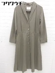 ◇ ◎ STUDIOUS ステュディオス サッシュベルト付き 長袖 ロング ワンピース サイズ0 ブラウン系 レディース 【中古】 【1101220016471】