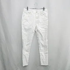 ◇ Θ CIAOPANIC TYPY チャオパニックティピー 腰紐入り カラーデニム サイズLARGE ホワイト レディース E  【1502060008464】