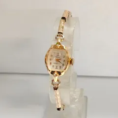☆整備済！動きます！☆ウォルサム 手巻き 金張り両蓋 女性用 鎖