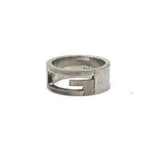GUCCI グッチ　リング　指輪　ロゴ　シルバー925  silver925 14号