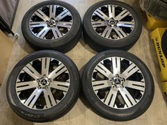 【2503055】三菱 デリカD5 純正 ホイール 18インチ 7J +38 PCD114.3 5H + YOKOHAMA 225/55R18 2020年 + PIRELLI 225/55R18 2022年