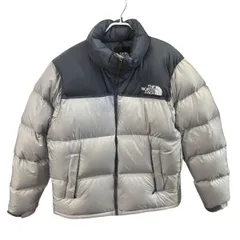 ♪3371 THE NORTH FACE ザノースフェイス ヌプシ ダウンジャケット XXL ND92234 バナディスグレー×メルドグレー 中古