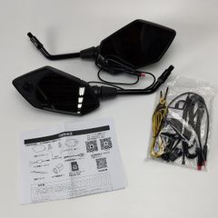 ディーライド(D-ride) ミラー一体型ドライブレコーダー ポリゴンタイプ 10mm 正ネジ DR-05BP