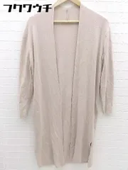 ◇ green label relaxing UNITED ARROWS ショールカラー ロング カーディガン ベージュ系 レディース 【中古】 【1101220010677】