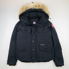 CANADA GOOSE★カナダグース・ラッセルパーカー メンズ ブランドアイコンワッペン リアルファー フード付き 5ポケット ダブルジップ ボタン比翼仕立て ダウンジャケット(S)メンズダウンジャケット 秋冬物 カジュアル ブランド ジャケット アウター