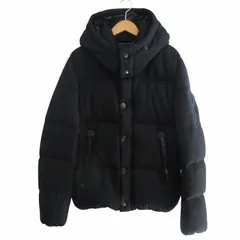 ナノユニバース nano universe × 西川ダウン nishikawa DOWN® 17AW ホワイトダックダウンジャケット フード付 ウール 黒 ブラック M NUC74DW0944TS IBO68のサムネイル