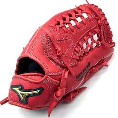 ミズノ　MIZUNO　セレクト9 × UMiX　U2　ジュニアグローブ　レッド