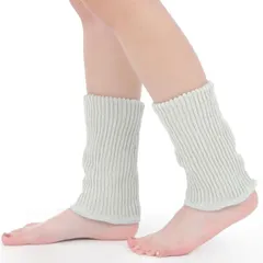 HOHADA シルク レッグウォーマー 日本製 二重編み おやすみ時 レディース シルクグレー ショート(シルクグレー,  ショート)