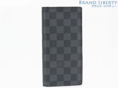 【未使用】ルイヴィトン　LOUIS VUITTON　ダミエグラフィット　ポルトフォイユ ブラザ　二つ折り長財布　ブラック　N62665