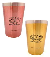 【中古】マグカップ・湯のみ カービィ＆ワドルディ(ピンク＆オレンジ) なかよしステンレスペアタンブラー(2個セット) 「星のカービィ」