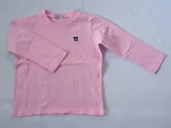 ダブルB double-b ミキハウス miki house アウトレット 子供服 男の子 女の子 100cm 長袖 Tシャツ ロンT 白 ブラックベアー クロクマ 春 夏 秋 ★3 トップス ボーイズ 男児 ガールズ 女児 キッズ プチプラ 【中古】